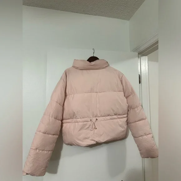 Double Zero Pink Quilted Puffer Jacket Coat
Women's Medium - Picture 5 of 9